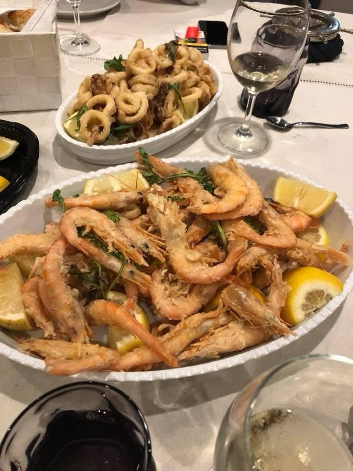 Frittura di gamberi e calamari